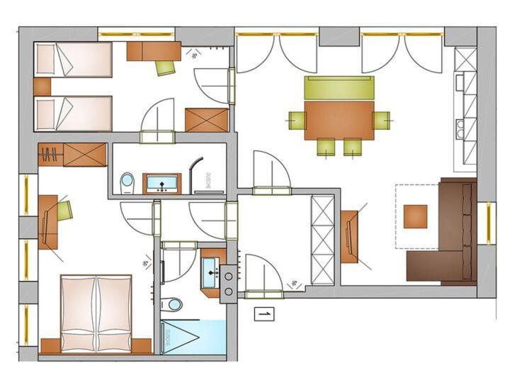 Appartement Schwab Ski In & Out Schladming Ngoại thất bức ảnh